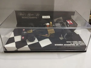 MINICHAMPS J. SCHECKTER WOLF FORD WR1 WINNER ARGENTINE GP. 1977 1/43 - Foto 1 di 1