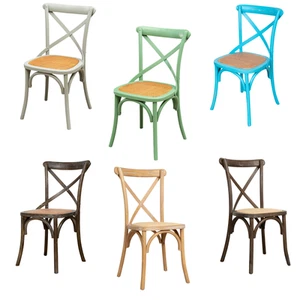 Thonet Wooden Chair Rattan Bistro Restaurant Bar Stackable Outdoor - Picture 1 of 19