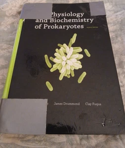 The Physiologiy & Biochemistry of Prokaryotes textbook Drummond 2012 Flaw - Foto 1 di 2