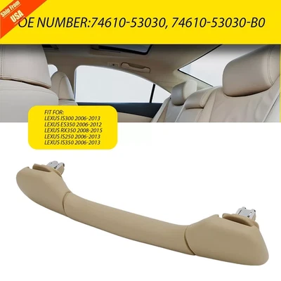 Roof Pull Grab Handle For Lexus IS250 IS350 ES350 RX350 RX450h #74610-53030-B0 - Image 1 of 4