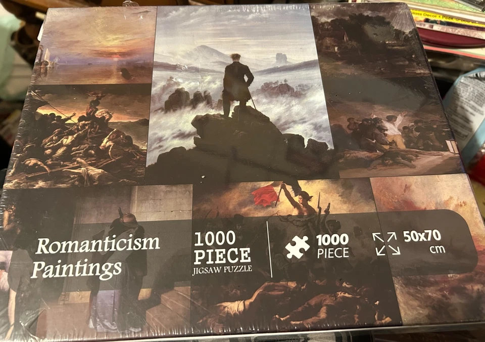 Quebra-cabeça Romanticsm Paintings 1000 peças novo/selado - Imagem 1 de 1