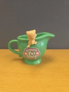 Taza de té Littlest Pet Shop taza de té bronceado gatito gato juguete pieza de repuesto leer - Imagen 1 de 11