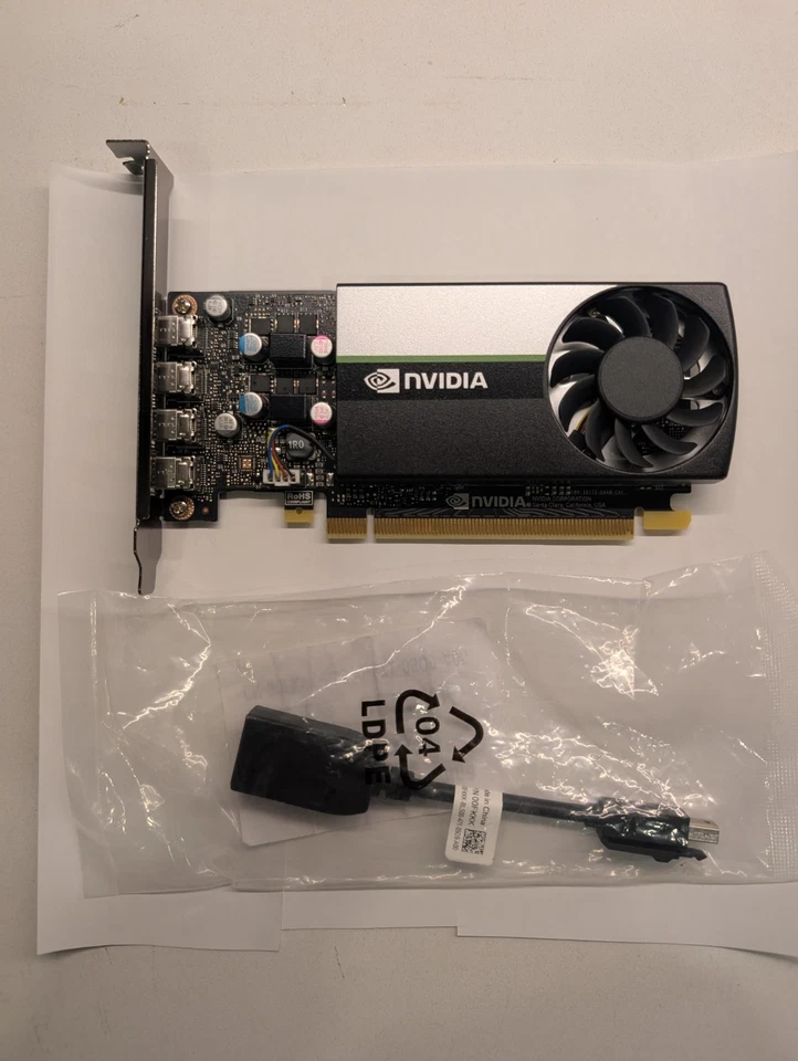 HP Nvidia Quadro T1000 4GB Workstation GPU Graphics Video Card M16993-001 - Image 1 of 4
