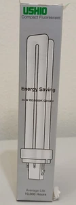 USHIO 26W CFL G24Q-3 4-PIN BASE 6500K UFL-CF26DE/865 3000238 - Picture 1 of 6