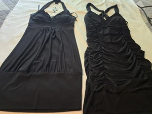 Lot Of 2 Women's Sz S Taboo Black Cocktail Summer Dresses Euc! - Picture 1 of 23
