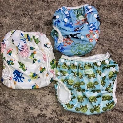 Little  Under The Sea Baby Swimmers  Underpants - Image 1 of 4