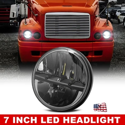 7'' LED Headlight Hi/Low Beam Plug&Play For Freightliner Century Class 1996-2011 - Image 1 of 4