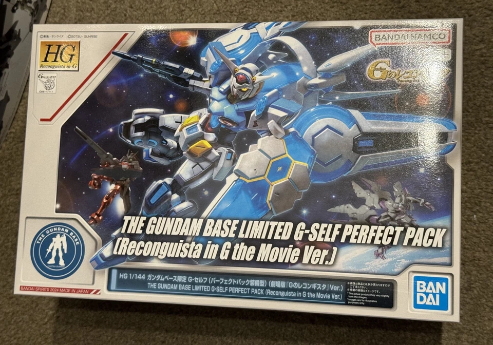 BANDAI HG 1/144 Gundam Base Limited G-Self (Perfect Pack Equipped Type) JAPAN - Image 1 of 1