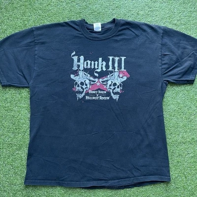 Hank Williams III Third 3rd Vintage Punk Honky Tonkin Shirt Assjack Mens XL - Image 1 of 4