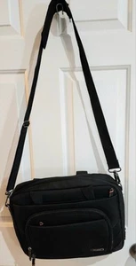 Samsonite Laptop Shuttle Bag Black 15.6” Padded Case Adjustable Strap Mint Cond. - Picture 1 of 6