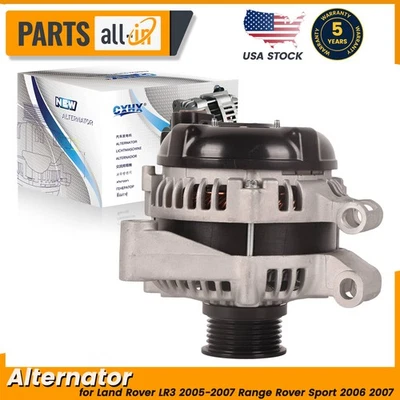 Alternador 150 A/12V para Land Rover LR3 2005-2007 Range Rover Sport 2006 2007 Foto 1 de 4