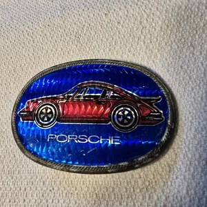 Hebilla de cinturón vintage Porsche 911 Turbo Payan Lendo Tijuana México - Imagen 1 de 2