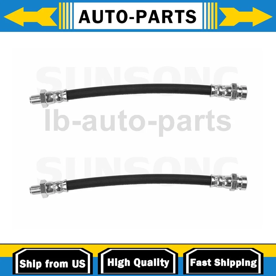 2x Brake Hose Line Rear Outer For 1991 1992 1994 Dodge Stealth 3.0L AWD - Image 1 of 4