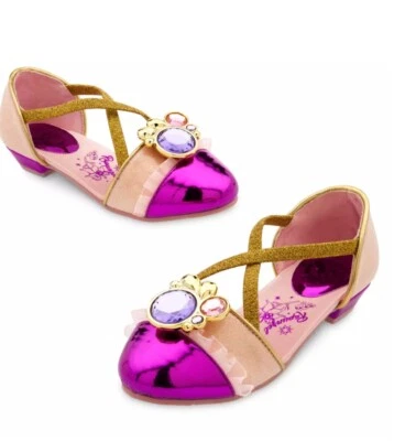 NUEVO CON ETIQUETAS Disney Store Disfraz Rapunzel Zapatos de Vestir Enredados Niñas 11/12 Foto 1 de 4