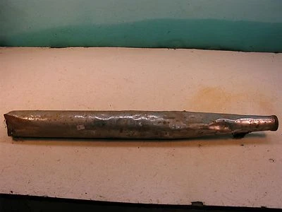 1966 yamaha YDS3 twin rh right side exhaust pipe chamber y357~ - Изображение 1 из 4