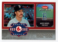 WADE BOGGS cards ***** U PICK ***** (Buy 2 or more for 50% DISCOUNT)