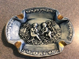 VINTAGE R. CAPODIMONTE DISH MADE IN ITALY - Picture 1 of 4