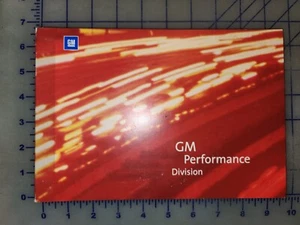 2002 2003 GM Performance Division Press Kit Original - Picture 1 of 11