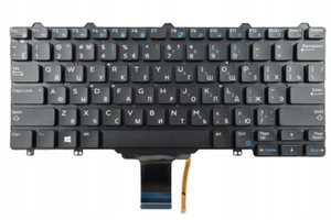 NEW GENUINE BACKLIT keyboard Russian for Dell Latitude E5250 E7250 NSK-LMABC - Zdjęcie 1 z 11