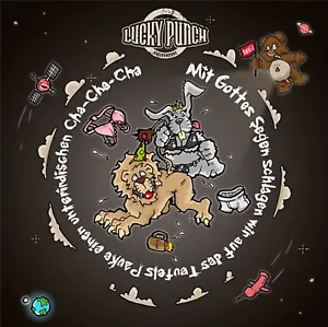 LUCKY PUNCH - MIT GOTTES SEGEN (CD) NEU Oi Skinhead Punk Kassierer Kneipencore - Foto 1 di 1