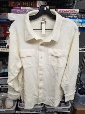 Chaqueta polar inversa Victoria's Secret 11231309 talla XL - crema Foto 1 de 4