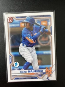 2021 Bowman Draft 1st Edition #BD52 Ronny Maurico Mets - Bild 1 von 2