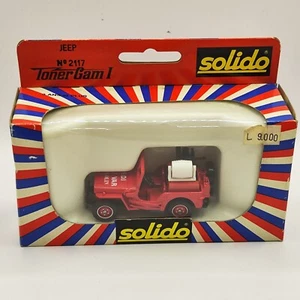 JEEP WILLIS "POMPIERS" - SOLIDO 2117 - scala 1/43 - Foto 1 di 1
