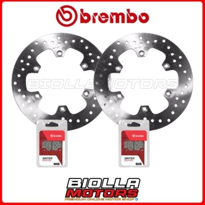 KIT PASTIGLIE + DISCHI BREMBO YAMAHA YX RADIAN 600 1989 ANTERIORE [SA - Fisso] 2 Foto 1 de 4