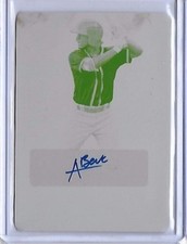 2017 Leaf Metal Draft AUSTIN BECK Yellow Press Plate Auto RC 1/1 Athletics