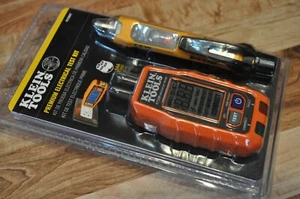 KLEIN TOOLS RT250KIT Non-Contact Voltage Tester and GFCI Receptacle Tester NEW - Picture 1 of 3