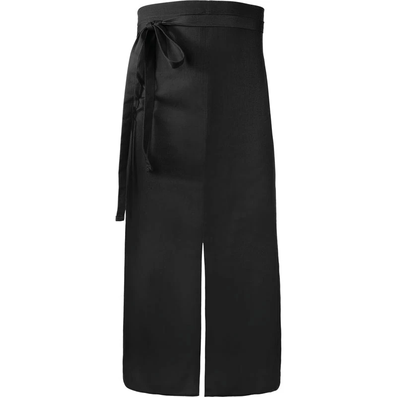 NO NAME Bistroschürze mit Schlitz schwarz 100 x 100 cm NEU - Kellnerschürze Vorbinder BW