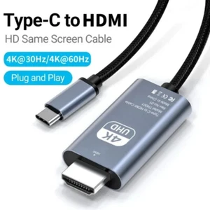 USB-C zu HDMI Kabel 4K UHD Typ C auf HDMI für Samsung Huawei Sony Xiaomi TV - Bild 1 von 18