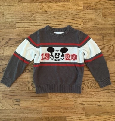 Suéter Disney Mickey Mouse 1928 - Talla 5/6 S Pequeño Foto 1 de 4