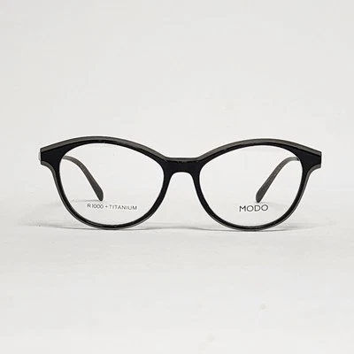 Gafas ovaladas de titanio ultraligeras para mujer MODO 7048 en negro/dorado | 51 mm Foto 1 de 4