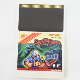 PC Engine Hu SPLATTER HOUSE Card Only 2773 pe