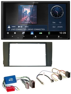 Kenwood Bluetooth 2DIN USB DAB MP3 Autoradio für Audi A6 C5 01-05 Aktivsystem Mi - Bild 1 von 4