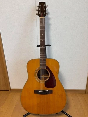 Vintage 1974 Yamaha FG-200 Green Label Acoustic Guitar Japan Rare - Photo 1/4