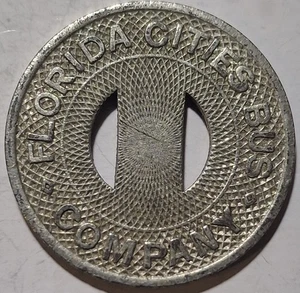 West Palm Beach, Florida - Florida Cities Bus Company Bus Fare F.C.B. FL 960 G - Picture 1 of 2