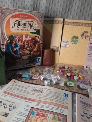 Alhambra the Dice Game~Queen Games~Dirk Henn~English/German~ The Dice Game 2006 - Image 1 of 4