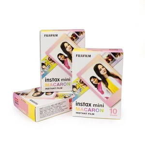 3x Fuji Instax Mini Macaron Film 10 Blatt Sofortbildfilm farbiger Rand 8 9 11 - Picture 1 of 8