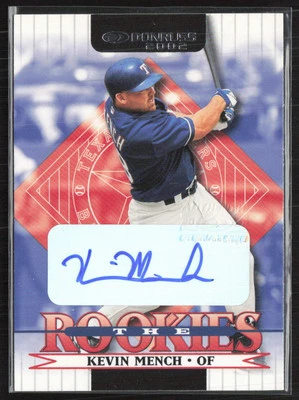 2002 Donruss The Rookies #82 Kevin Mench Autographs /100 - Image 1 of 2
