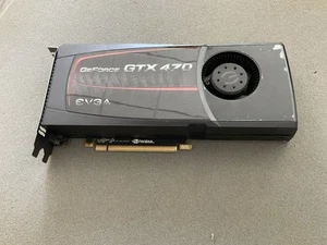EVGA GeForce GTX 470 GDDR3 1280MB GDDR5 PCIe Grafikkarte - Bild 1 von 3
