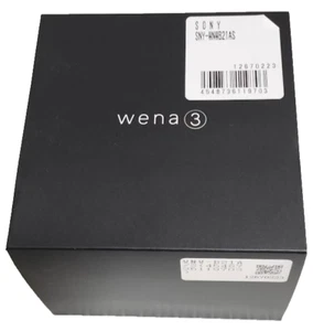 Unused SONY wena 3 Smart Watch WNW-B21A/S metal Silver IOS Android Bluetooth - Picture 1 of 2