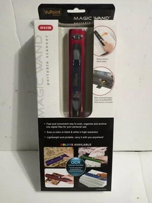 VuPoint Solutions Magic Wand Portable Scanner, Red, ST415 - Image 1 of 4