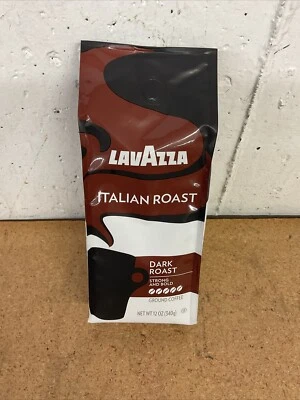 Café molido tostado oscuro italiano LavAzza 12 oz Foto 1 de 2
