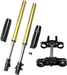 Front Forks Shocks Triple Clamp 110cc 125cc 140cc Pit Dirt Bike Thumpstar Atomik - Bild 1 von 12