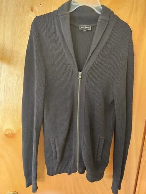 Men Express black cardigan sweater size S - Image 1 of 4