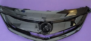 Fits 2016 2017 2018 Acura ILX Grille Grill GLOSSY BLACK Hybrid Base Molding - Picture 1 of 1