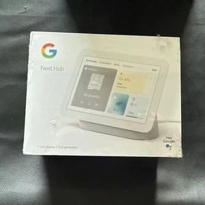 Pantalla inteligente Nest Hub 7” GA01331 con asistente de Google (2.ª generación) tiza - Imagen 1 de 1