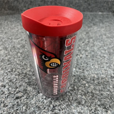 Louisville Cardinals Tervis NCAA Tumbler 16 oz Double Wall Travel Cup Cover